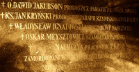 KRYŃSKI John Anthony - Tombstone, Woroniecki forest by the Zelwa village, Belarus, source: www.rowery.olsztyn.pl, own collection; CLICK TO ZOOM AND DISPLAY INFO