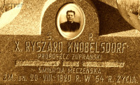 KNOBELSDORF Richard - Tombstone, parish cemetary, Żuprańsk, source: www.skyscrapercity.com, own collection; CLICK TO ZOOM AND DISPLAY INFO