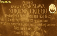 SUKIENNICKI Stanislav - Commemorative plaque, parish cemetery, Żytniów, source: zytniowjelonki.blogspot.com, own collection; CLICK TO ZOOM AND DISPLAY INFO