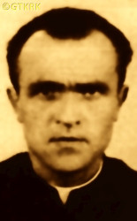 GZIK Francis - Prison photo, 02.1949, Lublin, source: gokurzedow.pl, own collection; CLICK TO ZOOM AND DISPLAY INFO