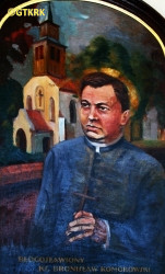 KOMOROWSKI Bronislav - Contemporary image, St Nicholas church, Blessed Virgin Mary of Łęgowo, Queen of Poland, Reconciliation Advocate Sanctuary, Łęgowo, source: legowo.mutuus.eu, own collection; CLICK TO ZOOM AND DISPLAY INFO