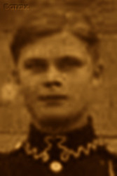 MARUSARZ Stanislav - 1919, n. Lublin, in military uniform, source: korabita.salon24.pl, own collection; CLICK TO ZOOM AND DISPLAY INFO