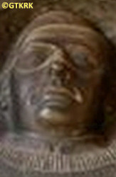 NEBELSKI Adam - Bust, commemorative plaque, Our Lady of the Victory church, Łódź, 1949, source: www.miejscapamiecinarodowej.pl, own collection; CLICK TO ZOOM AND DISPLAY INFO