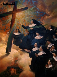 MARDOSEWICZ Adele (Sr Mary Stella of the Blessed Sacrament) - Contemporary painting, parish church, Nowogródek, source: kosciol.wiara.pl, own collection; CLICK TO ZOOM AND DISPLAY INFO