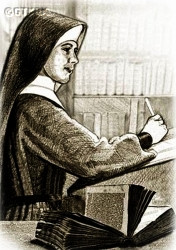 SCHILLING Alfreda (Sr Rosaria) - Contemporary drawing, source: elzbietanki.wroclaw.pl, own collection; CLICK TO ZOOM AND DISPLAY INFO