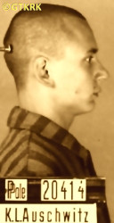WRZOS Ceslav (Bro. Veslav) - c. 04.09.1941, KL Auschwitz, concentration camp's photo; source: Archives of Auschwitz-Birkenau State Museum in Oświęcim (www.auschwitz.org), own collection; CLICK TO ZOOM AND DISPLAY INFO