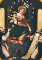 MADONNA RÓŻAŃCOWA z POMPEI: sanktuarium, Pompeja; źródło: www.apparitions-of-our-lady.com