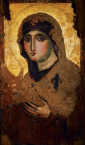 MADONNA o ZŁOTYCH DŁONIACH: kościół Matki Bożej Różańcowej, Rzym; źródło: www.flickr.com