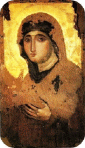 MADONNA o ZŁOTYCH DŁONIACH: kościół Matki Bożej Różańcowej, Rzym; źródło: www.scribd.com