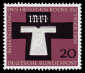 TUNIKA z TREWIRU: znaczek pocztowy wydany z okazji wystawienia w Trewirze w 1959; źródło: de.wikipedia.org