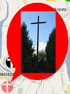 Krzyż i cmentarz w Cieciszewie