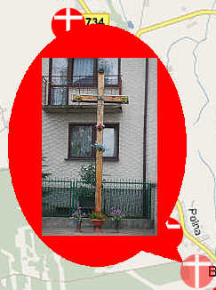 Krzyż w Brześcach