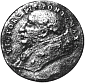 WIKTOR II: moneta, XVIII w.; źródło: www.vaticanhistory.de