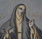 św. KATARZYNA de' RICCI: witraż, Limerick, Irlandia; źródło: www.flickr.com