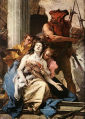 MĘCZEŃSTWO św. AGATY: TIEPOLO, Giovanni Battista (1696, Wenecja - 1770, Madryt), ok. 1756, olejny na płótnie, 184×131cm, Staatliche Museen, Berlin; źródło: www.artrenewal.org