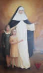 bł. MARIA JULIA RODZIŃSKA: współczesny obraz, klasztor dominikanek, Mielżyn; źródło: dpsmielzyn.pl