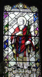 św. ROBERT SOUTHWELL: witraż, kościół Naszej Pani i św. Tomasza z Canterbury, Harrow-on-the-Hill; źródło: www.flickr.com