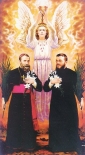 św. LUDWIK VERSIGLIA i św. KALIKSTA CARAVARIO - współczesne wyobrażenie; źródło: blog.studenti.it