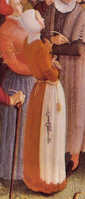 św. ANNA LINE: z 40 ANGIELSKICH i WALIJSKICH MĘCZENNIKÓW: POLLEN, Daphne (1904–1986, Henley-on-Thames), ok. 1970, obraz kanonizacyjny; źródło: thursdaynightgumbo.blogspot.com