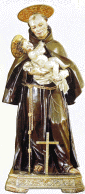 św. JAN JÓZEF od KRZYŻA: figurka, Collegiata dello Spiritu Sancto, Ischia; źródło: www.ischia.it