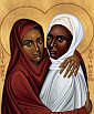 św. PERPETUA i FELICYTA: na podstawie ikony z VI w.; źródło: www.carthaginois.com