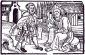 PIELGRZYMI ODWIEDZAJĄCY św. MIKOŁAJA, Kronika Johanna Stumpffa, drzeworyt, Zurich, 1548; źródło: www.traditioninaction.org