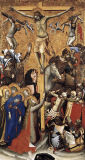 UKRZYŻOWANIE (dobry łotr po lewej, unoszony przez anioła), VITALE DA BOLOGNA (1289/1309, Bolonia - 1359/69, Bolonia), ok. 1335, tempera na panelu, 93x51 cm, Museo Thyssen-Bornemisza, Madryt; źródło: www.wga.hu