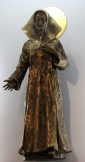 bł. CELESTYNA FARON - figurka w ołtarzu kaplicy w kościele w Zabrzeżu; źródło: tarnow.gosc.pl