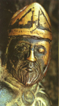 św. ZENON z WERONY: brąz, fragment drzwi z brązu, ok. 1138, 488x366cm, bazylika San Zeno, Werona; źródło: www.heiligenlexikon.de