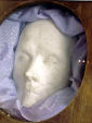 św. BENEDYKT JÓZEF LABRE, maska pośmiertna; źródło: en.wikipedia.org