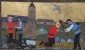 MĘCZEŃSTWO św. MAGNUSA ERLENDSSONA z ORKADÓW - obraz, współczesne wyobrażenie, katedra pw. św. Magnusa, Kirkwall, Orkady; źródło: www.scotiana.com