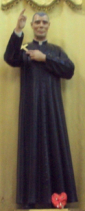 św. ROMAN ADAME y ROSALES - figurka, kościół pw. Matki Bożej Bolesnej, Teocaltiche; źródło: vamonosalbable.blogspot.com