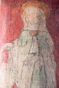 św. ZYTA, fresk, XVw., kościół Wszystkich Świętych, Shorthampton, Anglia; źródło www.britainexpress.com