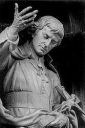 św. LUDWIK MARIA GRIGNON de MONTFORD, PARISINI Giacomo, 1948, marmur, Bazylika św. Piotra, Watykan; źródło www.saintpetersbasilica.org
