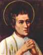 św. LUDWIK MARIA GRIGNON de MONTFORD, święty obrazek; źródło saints.sqpn.com