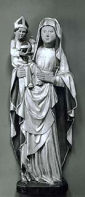 św. MEMELIA ze św. SERWACYM na RĘKU: ok. 1450, drewno, Vendsyssel Historiske Museum, Hjørring; źródło: www.dmol.dk