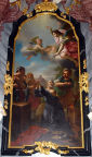 MĘCZEŃSTWO św. MACIEJA: SCHEFFLER, Felix Anton (1701, Mainburg - 1760, Praga), bazylika cysterska, Krzeszów; źródło: www.opactwo.eu