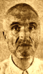 JAN ZJATYK - zdjęcie więzienne, 1950, z filmu 'Wierni do końca - męczennicy redemptorystowscy'; źródło: www.youtube.com