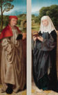 św. IWO z KERMARTIN i św. ANNA: ołtarz koronacyjny, wewnętrzne boczne panele, Harvard University Art Museums, Harvard; źródło: www.smith.edu