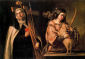 św. MARIA MAGDALENA de PAZZI i św. INES: LEAL, JUAN de VALDES (1622, Sewilla – 1690, Sewilla), konwent karmelitański, Kordoba; źródło: www.oronoz.com