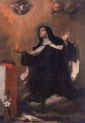 św. MARIA MAGDALENA de PAZZI: GENNARI, Bartolomeo (1594, Cento – 1661, Bolonia), Pinacoteca Civica, Cento; źródło: www.latribunedelart.com