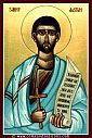 św. JUSTYN MĘCZENNIK: PAPAS, Nicholas (ur. ok. 1960), współczesna ikona ortodoksyjna; źródło: www.comeandseeicons.com