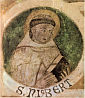św. NORBERT: XIV w, fresk, kościół św. Sewera, Orvieto; źródło: www.heiligenlexikon.de