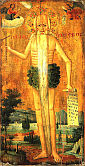 św. ONUFRY: ikona bizantyjska; źródło: en.wikipedia.org