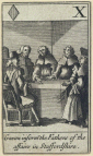 JAN GAVAN INFORMUJE WSPÓŁBRACI o MISJI w STAFFORDSHIRE: BARLOW, Franciszek (ok. 1626 – 1704, Londyn), ok. 1679, papier, 89×53mm, jedna z kart do gry, National Portrait Gallery, Londyn; źródło: www.npg.org.uk