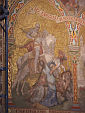 św. WŁADYSŁAW: fresk, kościół św. Mateusza (Matyás), Budapeszt; źródło: hu.wikipedia.org