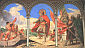 św. WŁADYSŁAW PRZEKRACZAJĄCY RZEKĘ DRAWĘ: SZÉKELY, Bertalan (1835, Kolozsvár - 1910, Budapeszt), 1887-89, malowidło ścienne, kaplica Dziewicy, katedra, Pécs; źródło: www.hung-art.hu