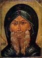 św. ANTONI PIECZERSKI: XVI w., ikona; źródło: www.pravoslavie.ru