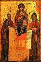 MATKA BOŻA ze św. ANTONIM PIECZERSKIM: 1288, ikon, Galeria Tretyakovskaya; źródło: www.pravoslavie.ru