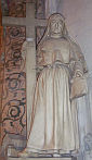 św. MARIA MAGDALENA POSTEL: statua, bazylika Trójcy Świętej, Cherbourg; źródło: commons.wikimedia.org